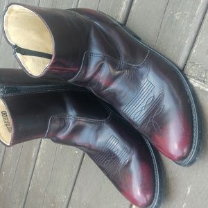 Durango Men's Cowboy Boots - Burgundy/Oxblood and Brown
